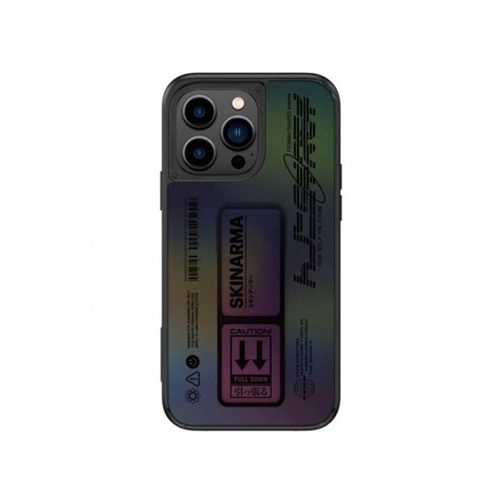 كفر حماية سكين ارما شينج اوكي مسكة مع أستاند ايفون 14 برو ماكس - ملون